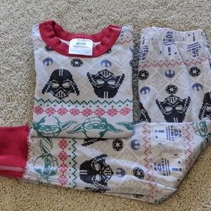 Hannah Anderson Star wars Christmas pajamas size 4